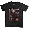 Seether Unisex T-Shirt: Nieder schlagen (Groß)