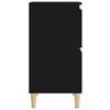 Sideboards 3 pcs Black 60 x 35 x 70 cm Engineered Wood