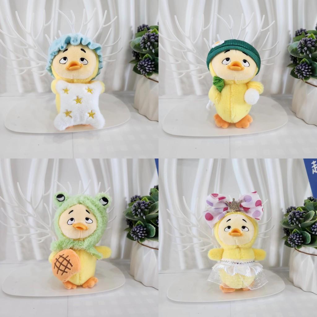 Annoying Adorable Duck Keychain Cute Cartoon Girl Backpack Decoration Plush Doll