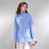 Women's New Chinese Style Stand-Collar Striped Shirt