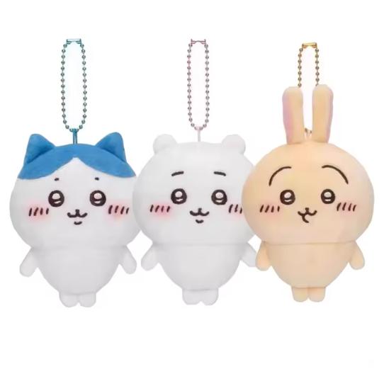 New Chiikawa Anime 10Cm Plush Doll Kawaii Usachi Keychain Hachiware Stuffed Pendent Cute Backpack Ornament Toy Gift