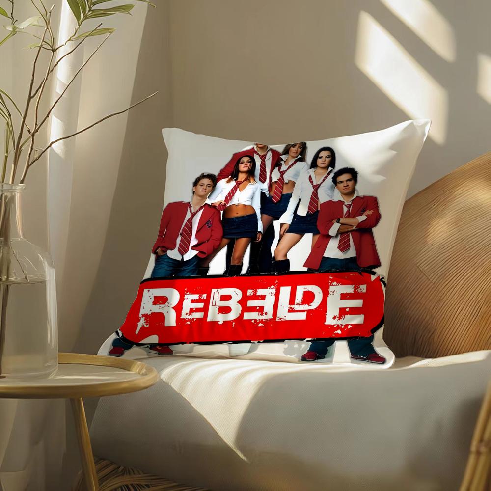 R-Rpd Choir Rebelde Album Band Music Pillow Case Pattern Printed Pillowcase For Living Room Sofa Cushion Cover & Bedroom Decor