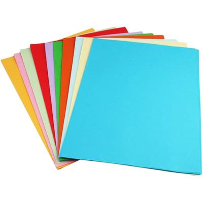 Variety Canvas A4 Size 100 Sheets Color Papers For Art And Craft, Double Sided Colored Paper For School Projects, Crafti