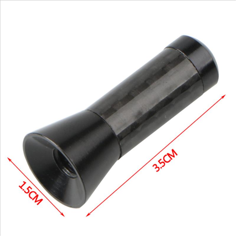 Car carbon fiber 3.5cm stubby antenna for Volkswagen VW MK4 MK5 MK6 Golf 5 6 7 Polo passat b5 b6