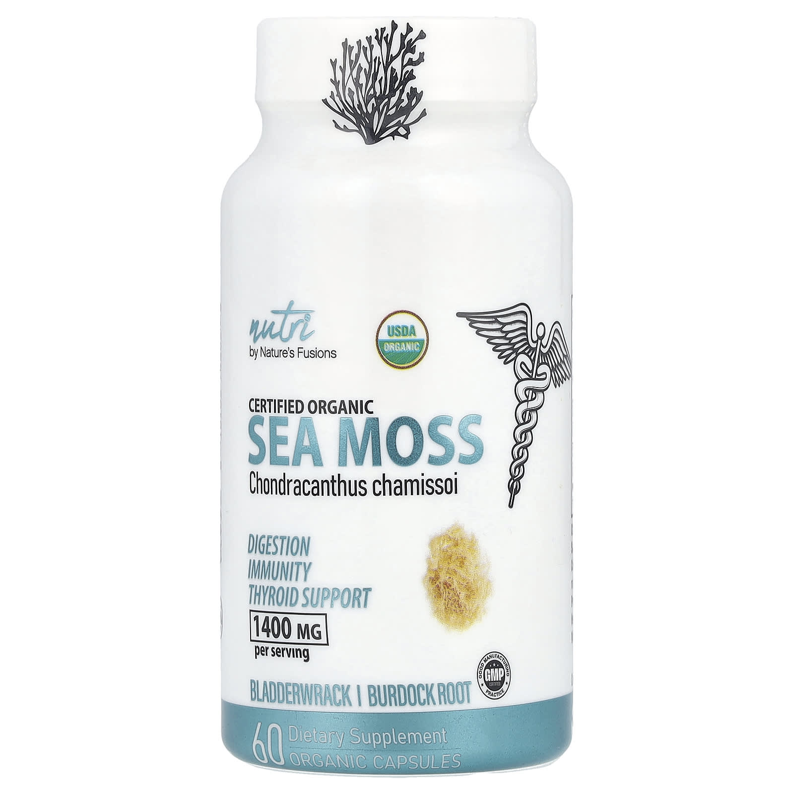 

Organic Sea Moss, Organic Capsules 60