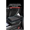 Car Armrest Box Height Increase Pad with Tissue Dispenser Car Armrest Leather Non-slip Memory Foam Pillow Protective Cover
