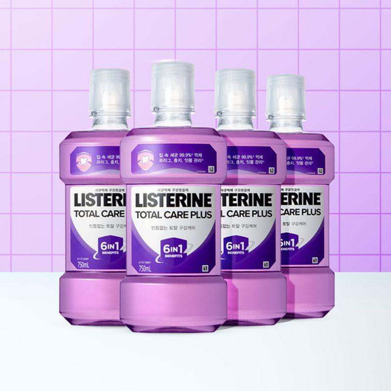 LISTERINE Total Care Plus 750mlx4 Listerine Total Care Plus 750mlx4