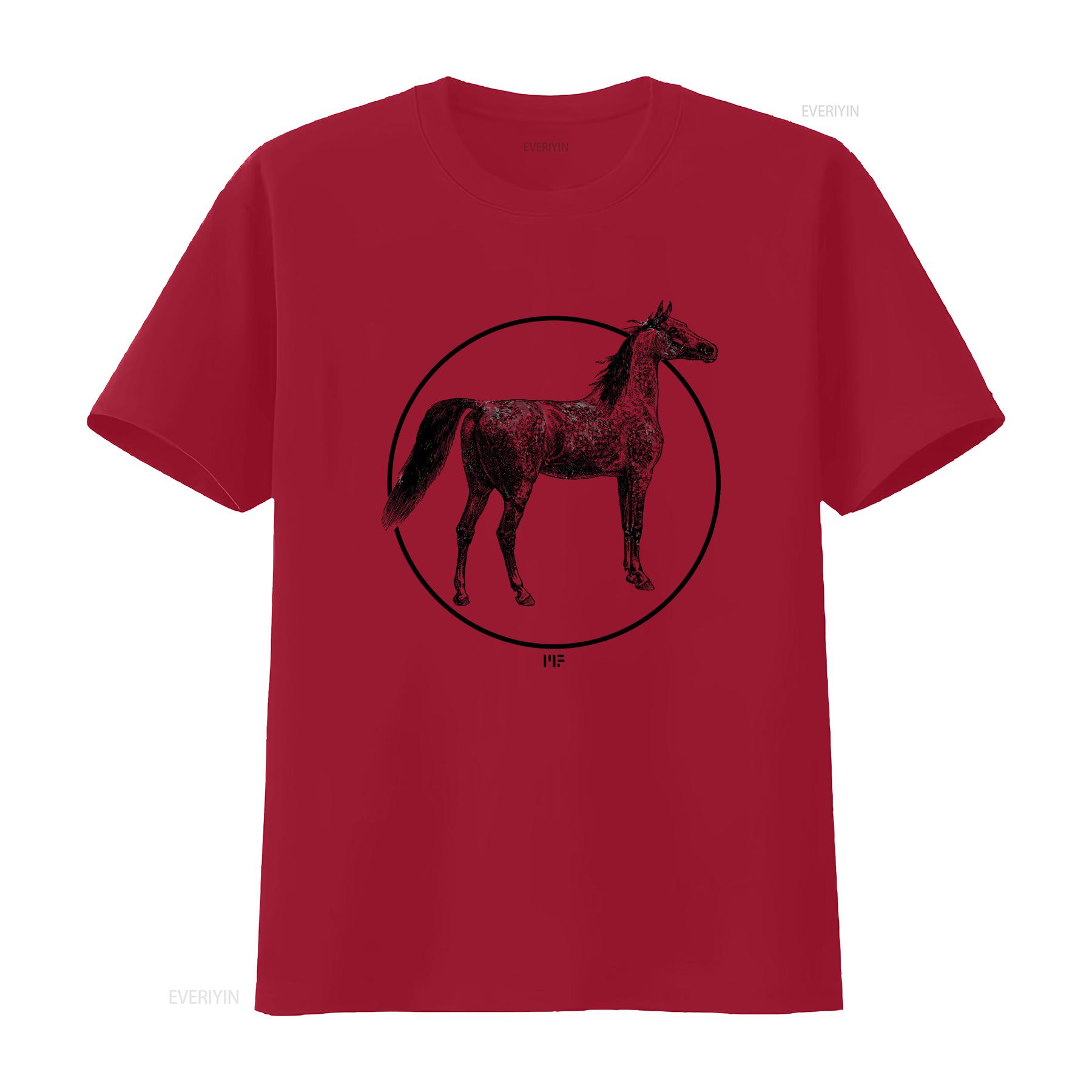 

Appaloosa Horse T Shirt By Mythical Forces vintage Washed Stretched fashion Casual Soft designer clothes graphic homme S