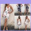 Elegant Womens Floral Long Maxi Dress For Evening Parties And Beach Days