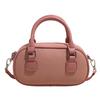 Niche Portable Bowling Bag Women's 2025 Summer New Fashion Texture Shell Bag Versatile Shoulder Messenger Bag
