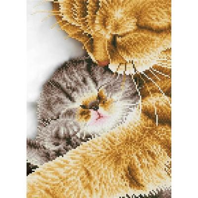 Diamond Dotz Art Kit - Tender Moments Cat Mom - 13 Facets - For Kids