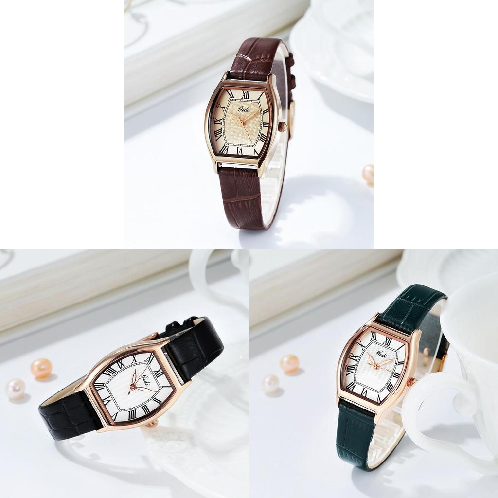 Gedi Vintage Style Ladies Watch With Quartz Movement And Waterproof Function For Elegant Women