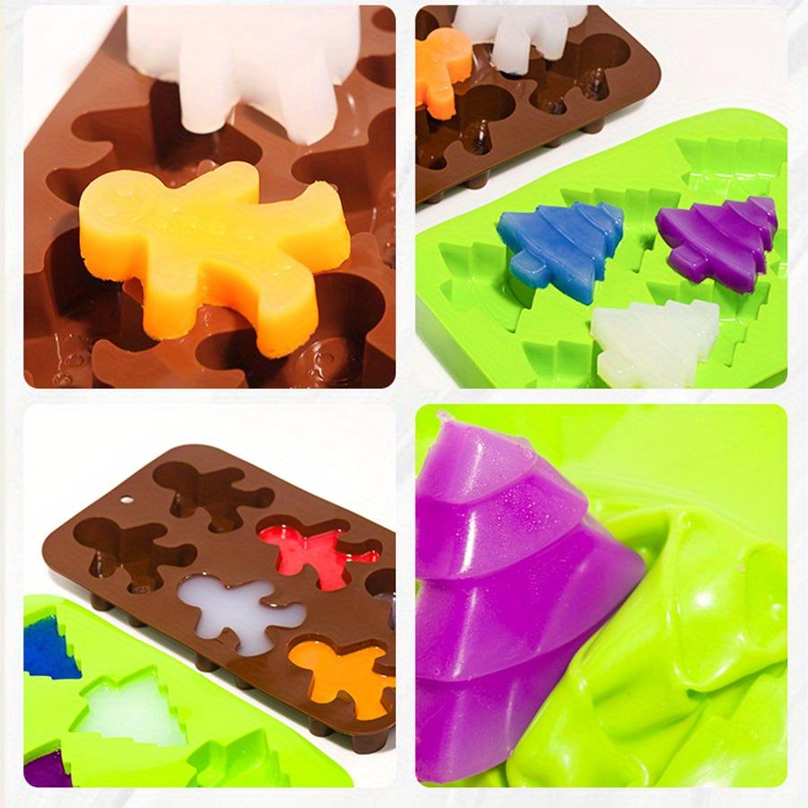 1 Stück Silikon Backform Schokolade Weihnachtsbaum Silikonform Weihnachtsfeier Lebkuchen Schokoladenform