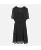 THURSDAY ISLAND Flower Pattern A-Line Midi Dress_T254Mop250W