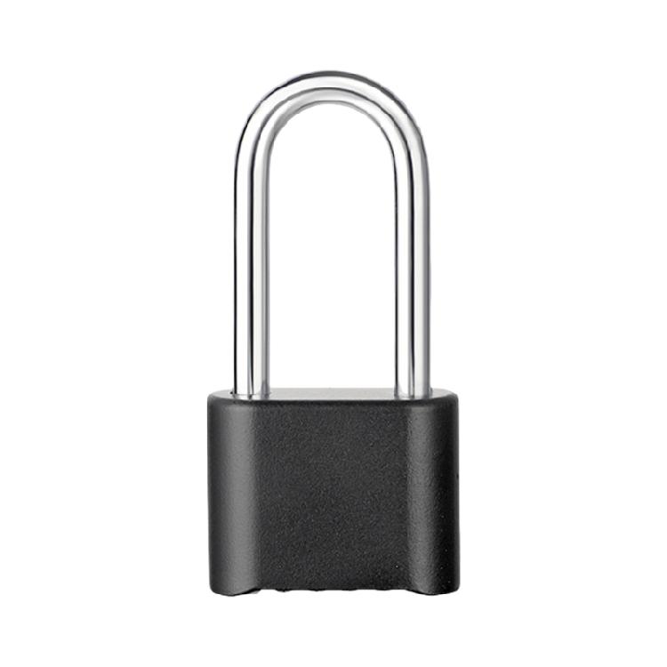 Zinc Alloy Combination Lock Solid Body with Stylish Steel Shackles Portable Accessory for Multipurpose Security