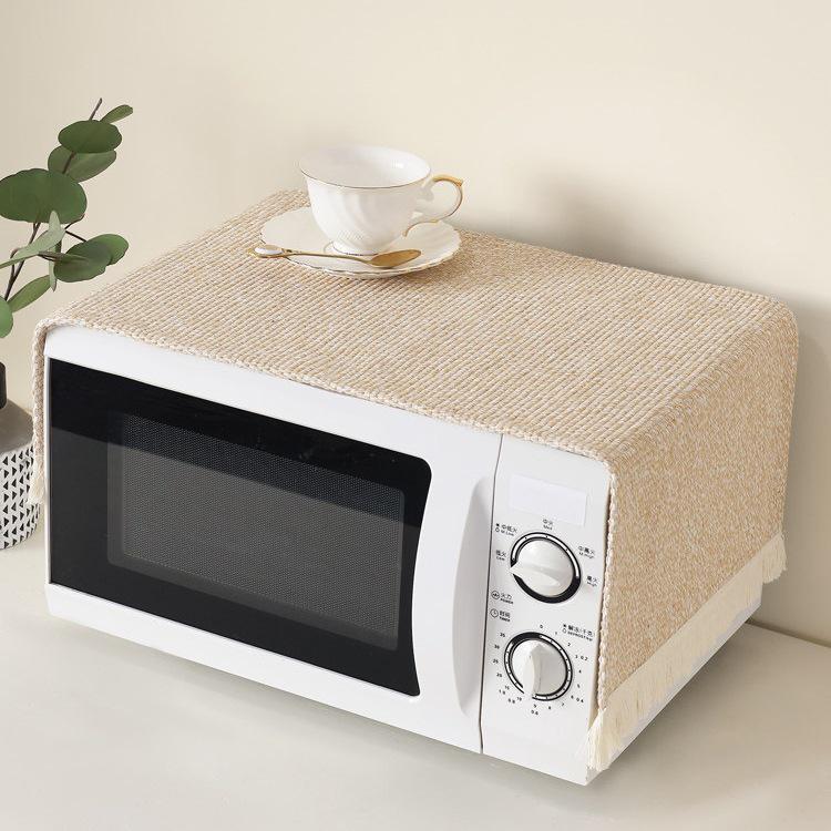 Universal Microwave Oven Dust Cover Cloth Mat - New Model Household Appliance Protector