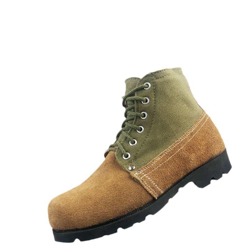 Old-fashioned Big-headed Shoes Army Big-headed Labor Insurance Cotton Shoes Winter Warm Cotton Shoes Fleece Thickened Cold Storage Shoes
