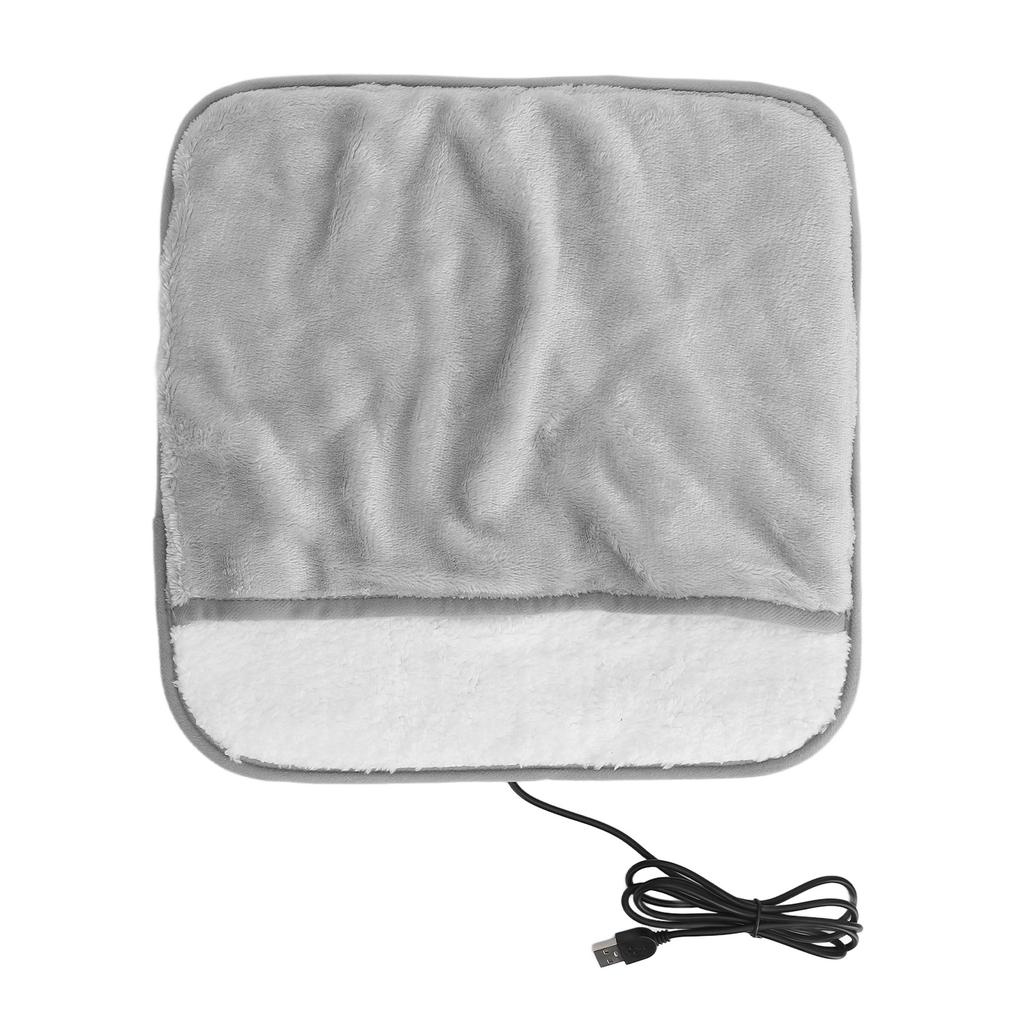 Electric Foot Heating Pad Large Pocket Prevent Slip USB Power Supply Electric Heated Foot Warmer Foot Heater