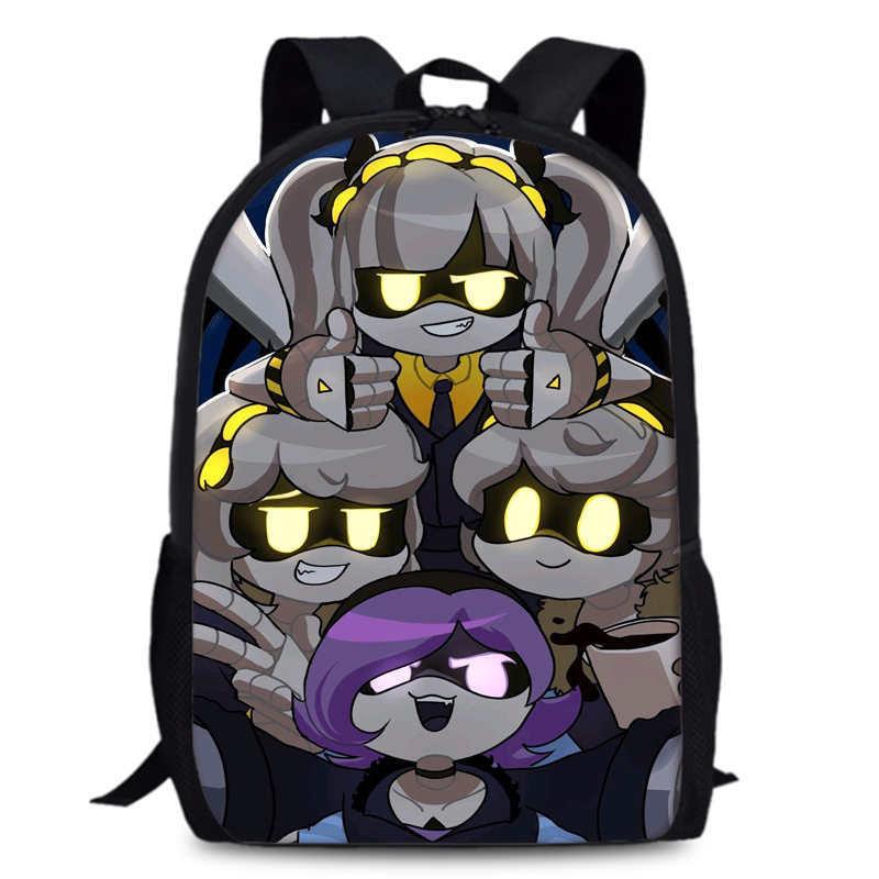 Murder Drones Anime Backpack Oxford Spacious School Bags For Children Gifts