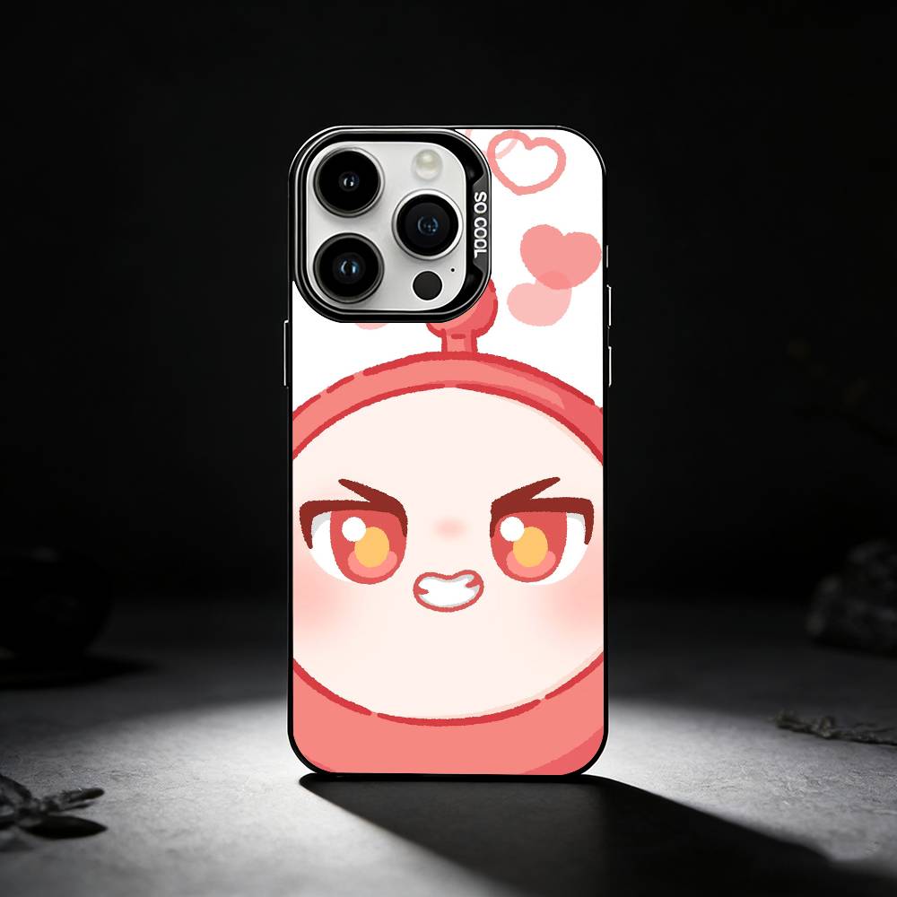 

Cute E-Eggy P-Party-EP Phone Case For iPhone 17,16,15,14,13,12,11 Plus,Pro Max,XS,Colored silver phone case iPhoneXSMAX