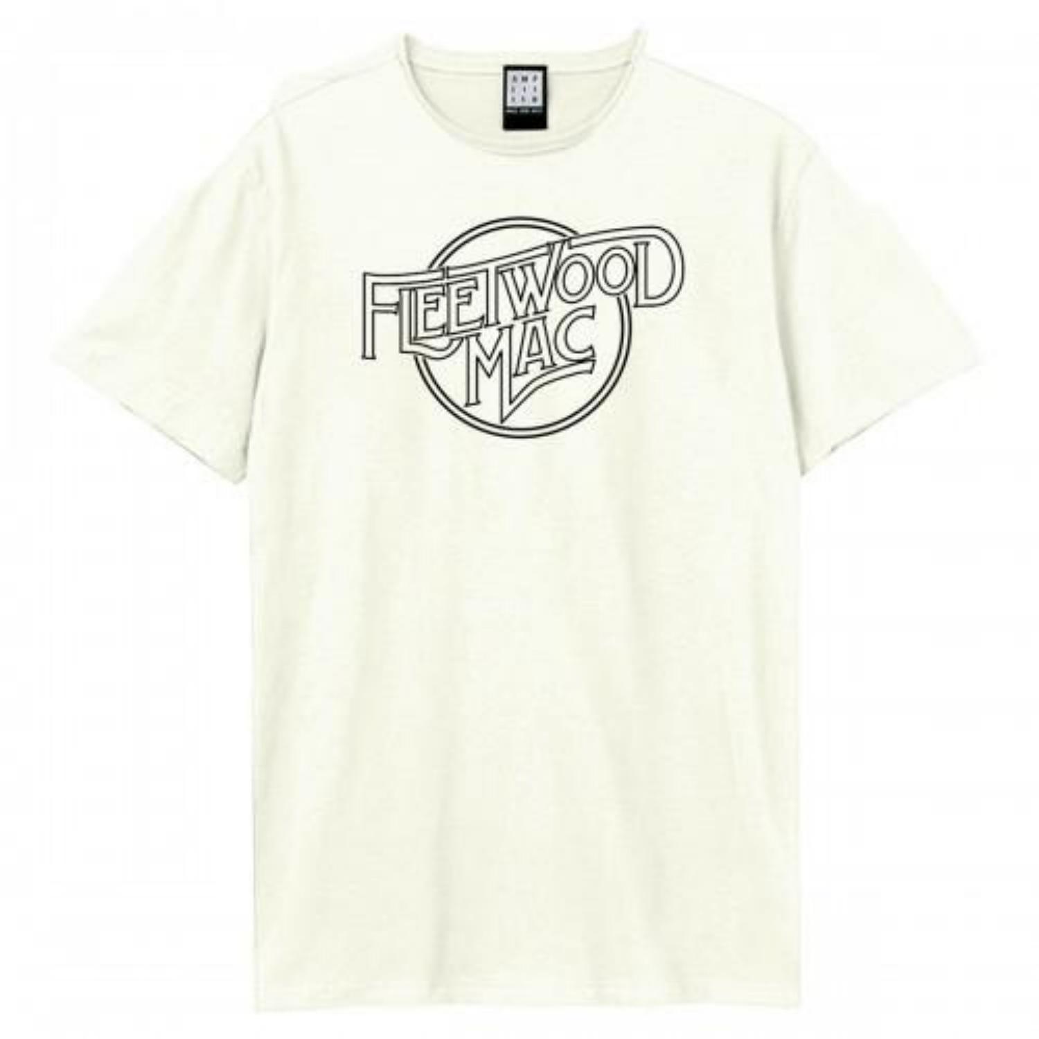 Amplified Unisex Adult Line Art Logo Fleetwood Mac T-Shirt S разноцветный