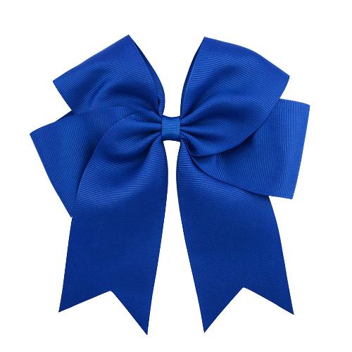 6-inch Ribbed Ribbon Fishtail Double-layer Streamer Bow Hairpin Children's Hair Accessories Headdress Hairpin