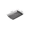Distressed classical Stainless Steel Retangle Trays Dish Plate BBQ Pans Retro Western Steak Tray Kitchen Tableware Storage Plate