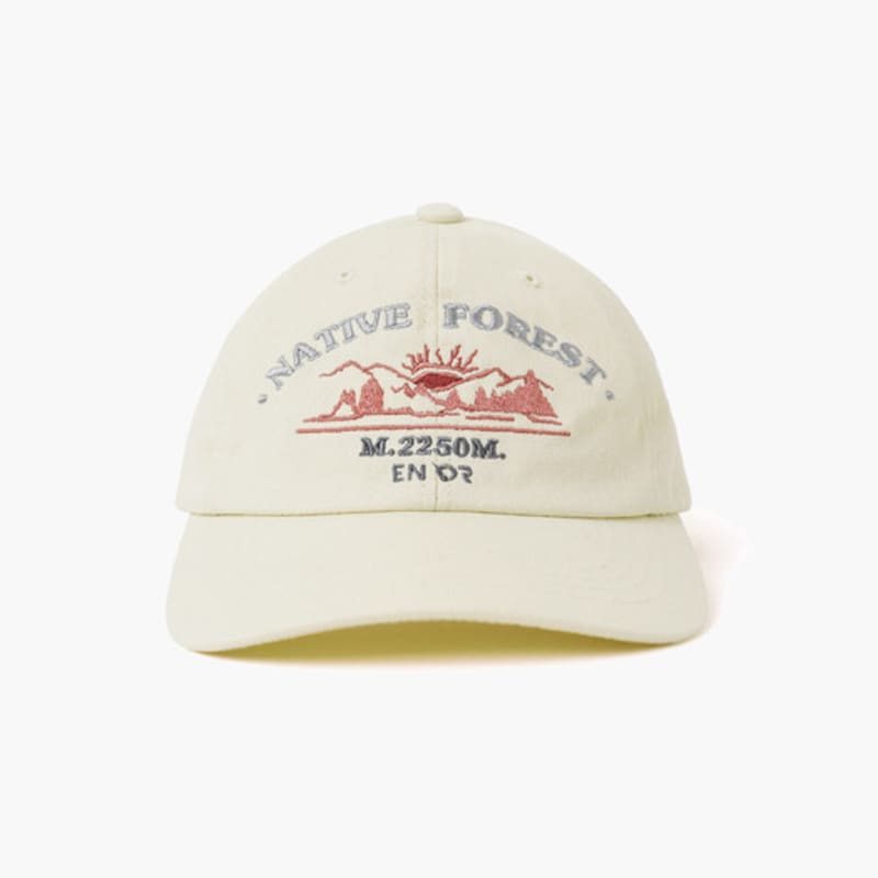 

Enor NATIVE FOREST ENOR BALL CAP - IVORY F