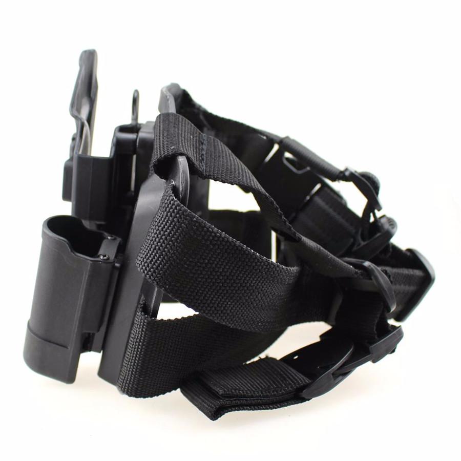 Tactical Right Hand Drop Leg Thigh Pistol Holster for Glock17 19 22 23 31 32