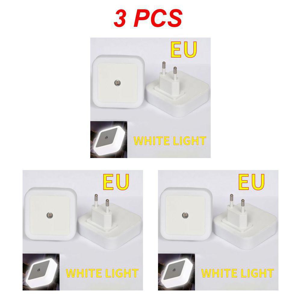 LED Night Light Mini Light Sensor Control 110-240V EU US UK Plug Nightlight Lamp For Children Kids Living Room Bedroom Lighting
