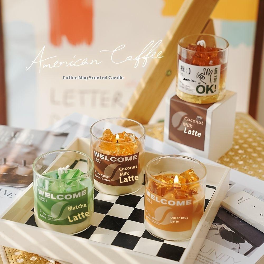 Coffee Scented Candles Holiday Fragrance Ornament Birthday Gift