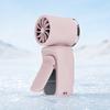 Portable Clip-on Fan Handheld Mini Fan USB Rechargeable Ice Cooling Personal Fan for Outdoor Office Travel Summer Cooling Device