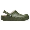 Crocs Baya Lined Clogs Army Green 205969 3tc