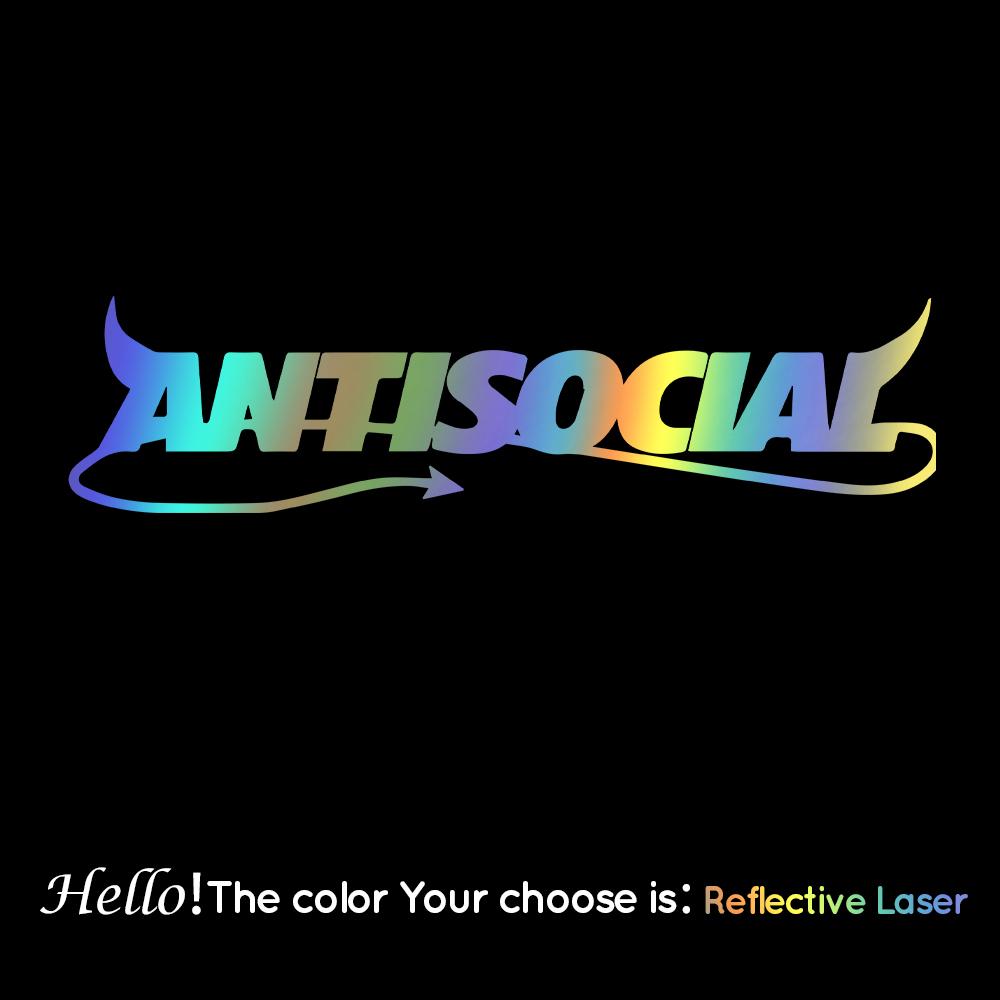 Cartoon Antisocial Auto Stickers On The Car Car Body Doorhandle Sticker Door Handle Decal