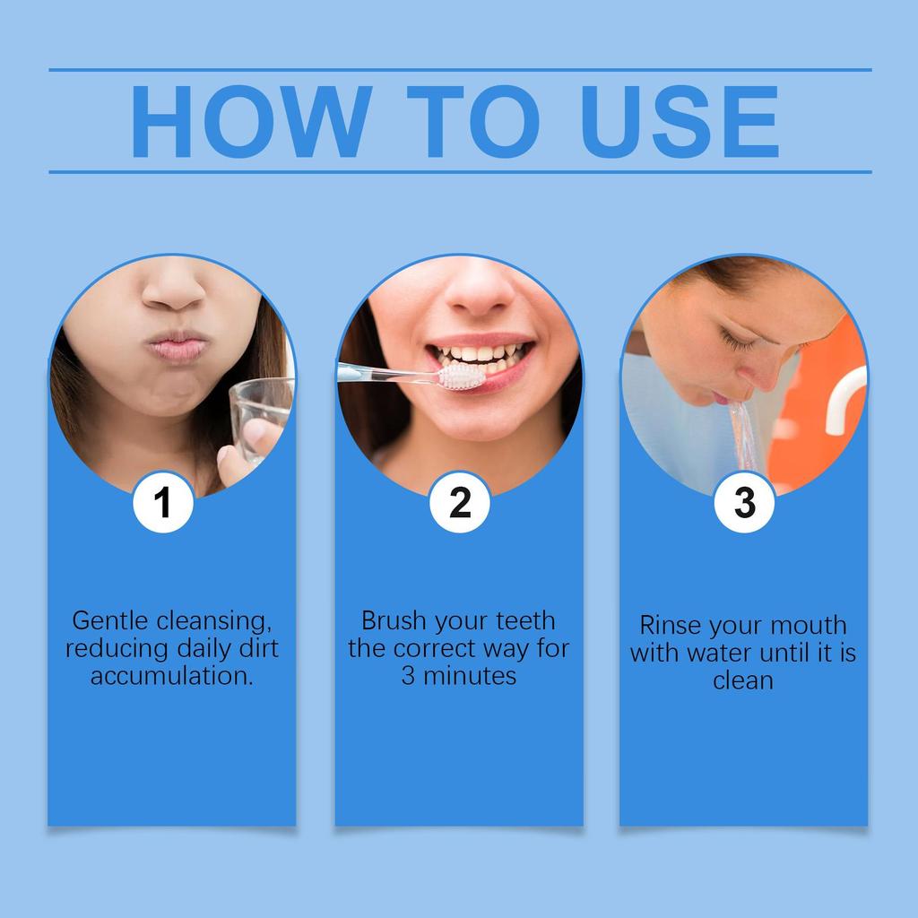 Oralhoe Teeth Whitening Powder Gently Cleans Teeth Stains and Yellowing Refreshes Your Mouth Teeth Care Powder