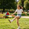 8 Panel Footbag Sack, Soft Hacky Foot Bags for Kids Adults, Juggling Dirt Bag for Outdoor Kick Game, Colorful Sand Filled Hacky Balls