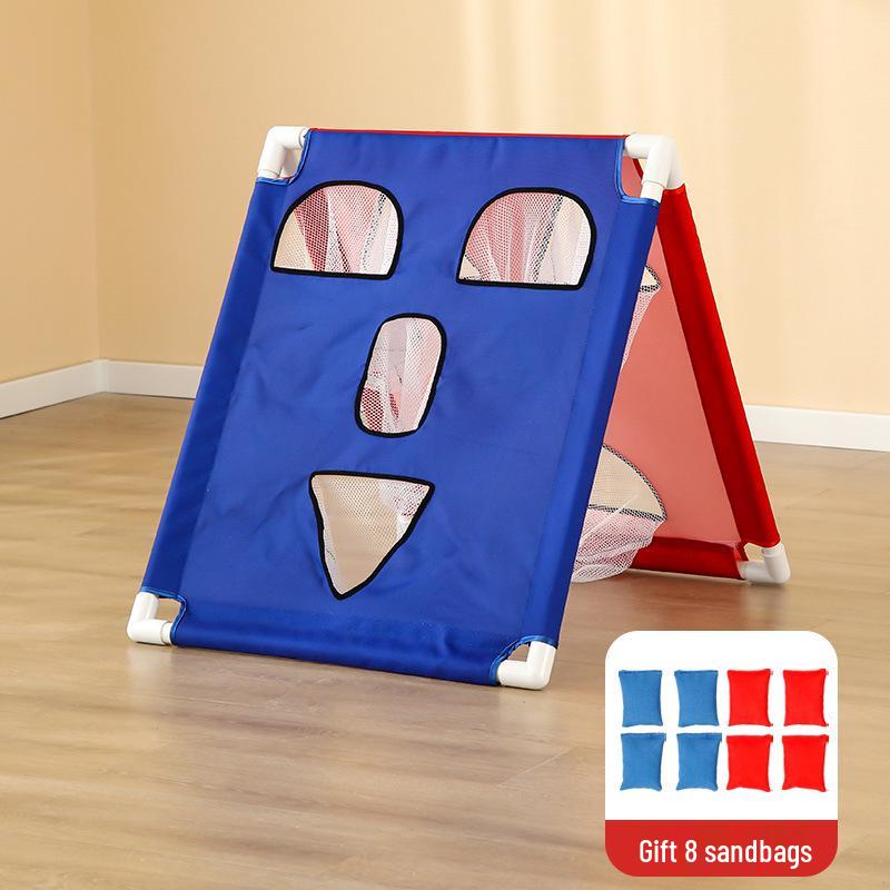 

Детская игра на открытом воздухе «Раскрашивание лица», метание мешочков с фасолью - Двусторонний диск для координации рук и глаз и сенсорной интеграции