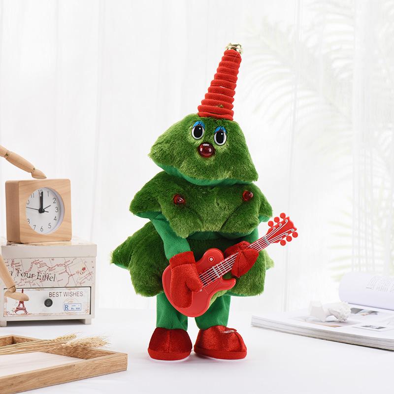 43cm Dancing Singing Christmas Tree Moving Plush Toy Ornaments Decorations Birthday New Year Christmas Gifts Children