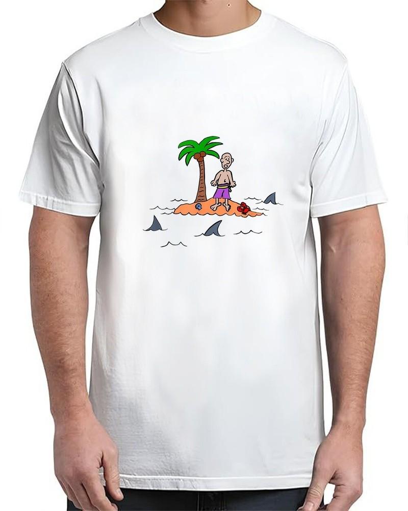 Shark Island Vintage Adult S-4XL Unisex T-Shirt S