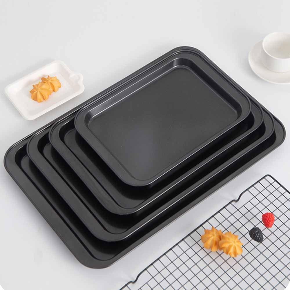 31/37/42/47cm Rectangular Baking Pan Non-Stick Cookie Sheet Easy Clean Baking Tray  Kitchen Use