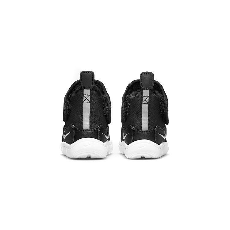 Nike Novice Comfortable Slip Resistant Cushioning Abrasion Resistant Thermal High top Toddler Shoes Black Silver AV8338-005
