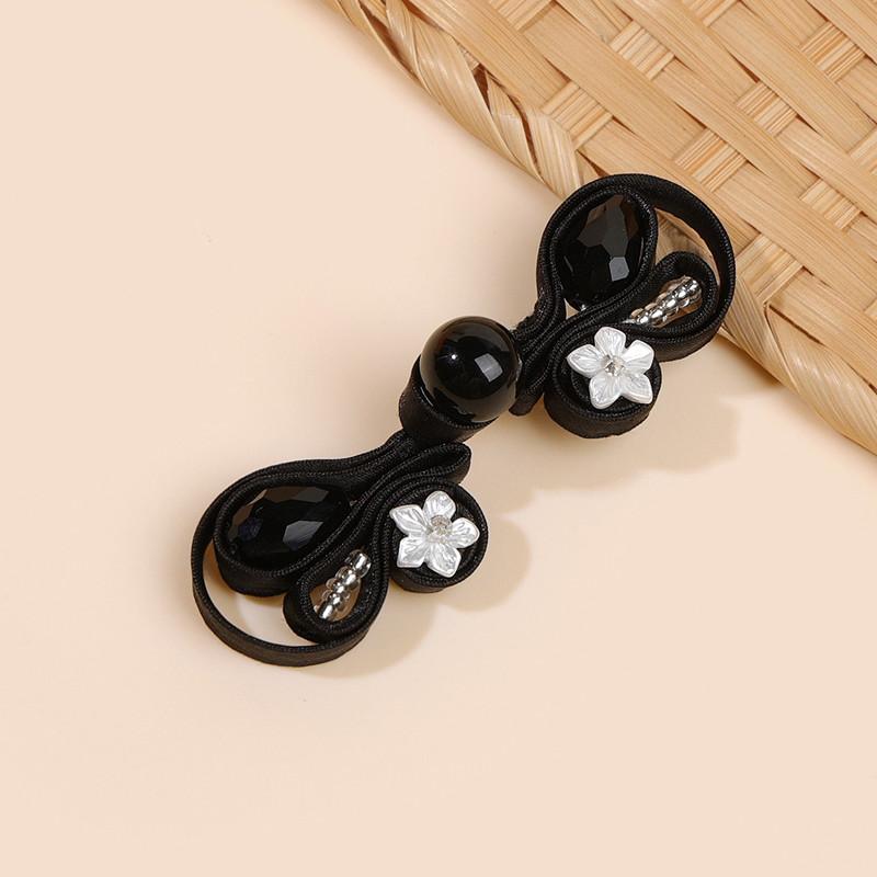 10pcs Crystal Chinese Knot Button Handmade Frog Closure for Qipao Hanfu, Sew-On