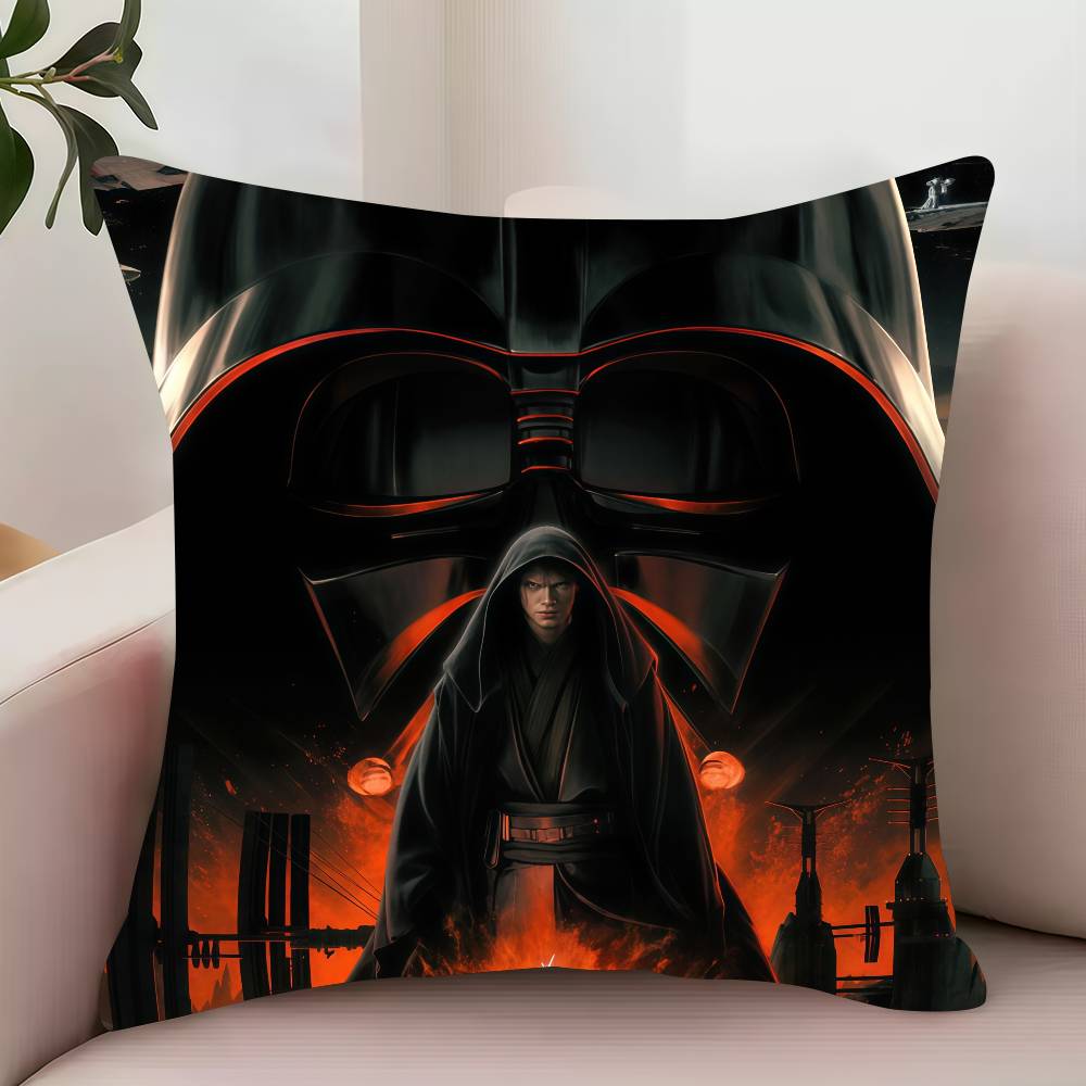 

MINISO S-Star Movie W-Wars Pillow Case Decor Protective Covers Comfortable soft for Sofa Living Room Home office 20x20Inch