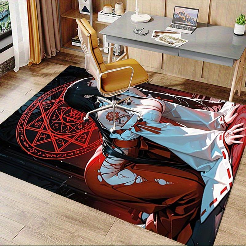 1pc Anime,Alchemist,Enigma Office Carpet Soft Polyester Entrance Carpet Washable Non slip Machine Wa
