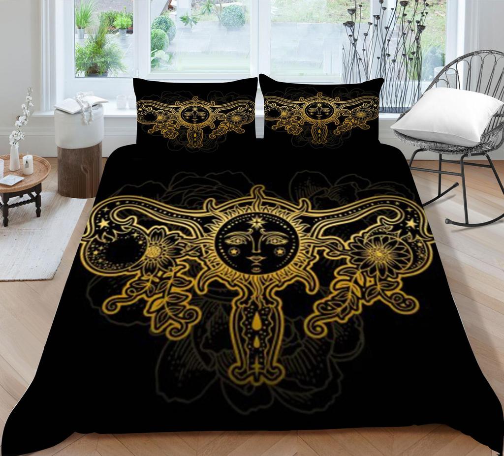 Posteľná bielizeň Bohemia Printing 3D 100% polyester Dekor do spálne Mikrovlákno Pohodlná prikrývka