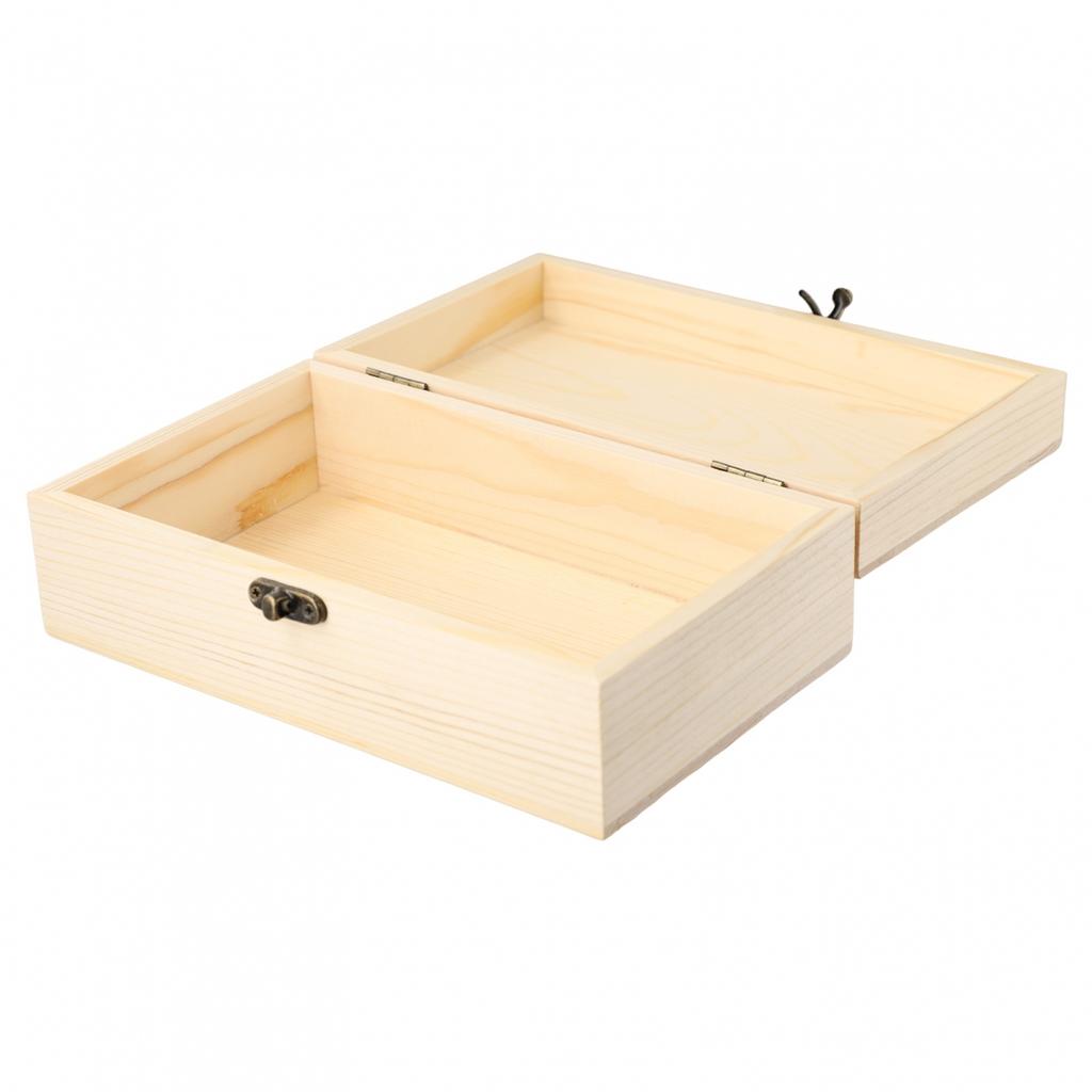 S/M/L Wooden Storage Box Storage Wooden Box Decorated