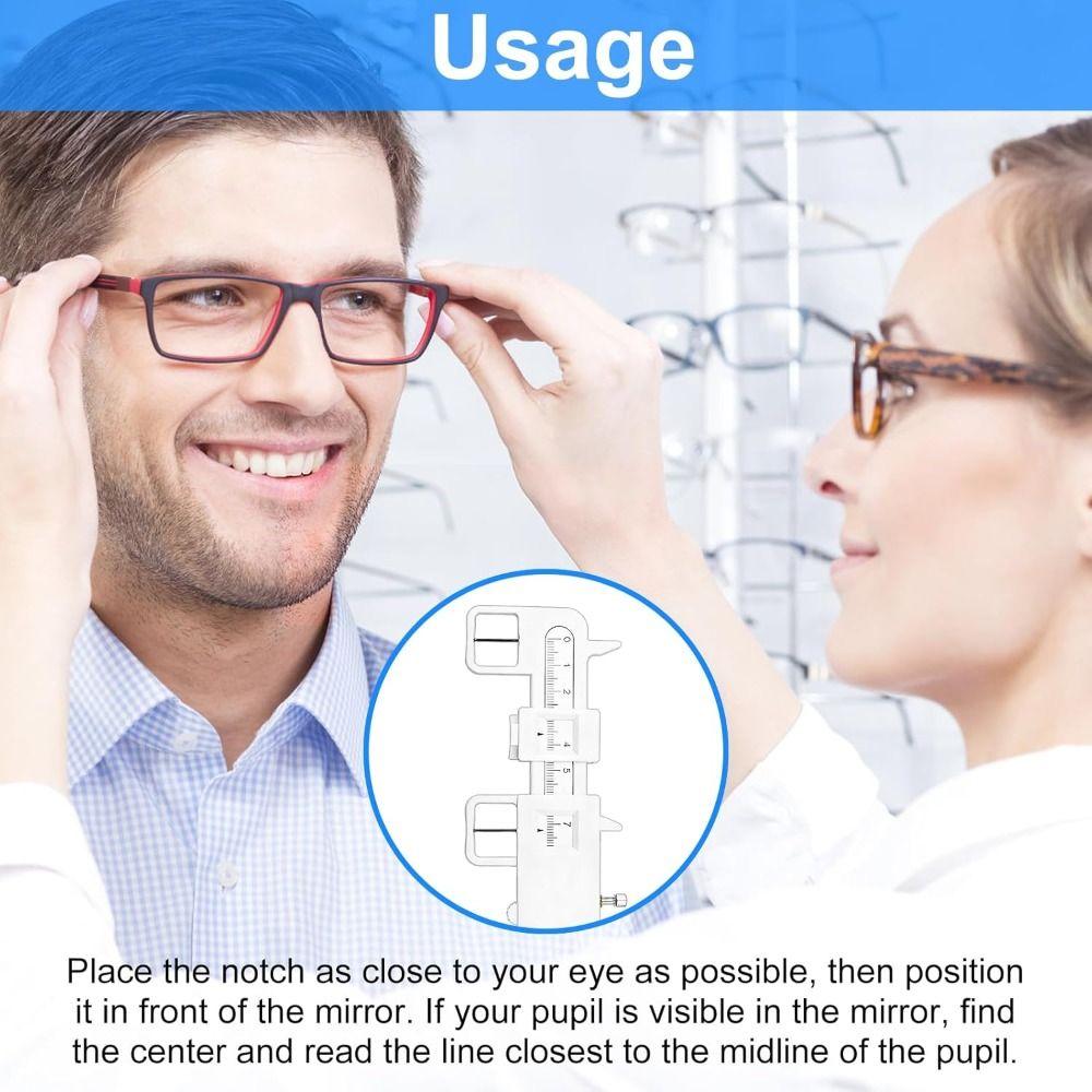 Accurate Pupil Distance Measuring Tool Vernier Scale Optical Vernier PD Ruler  Ophthalmic