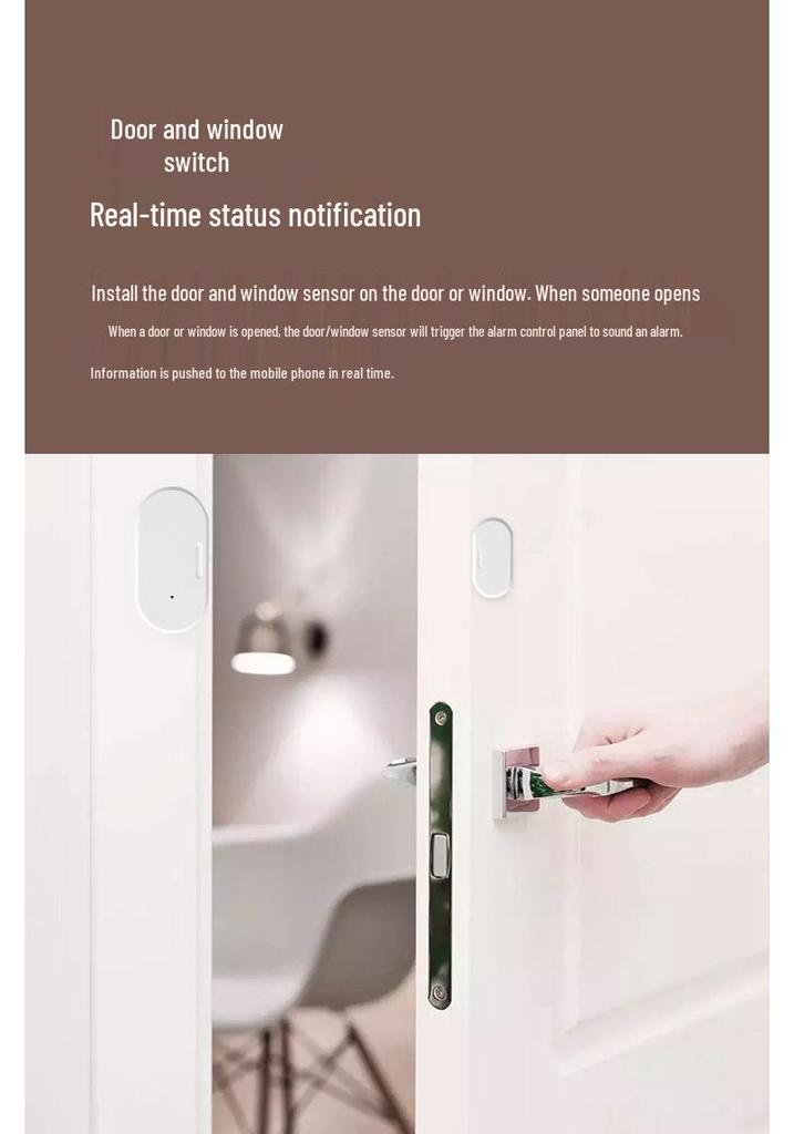 Zigbee Door/Window Vibration Sensor, Home Assistant Compatible