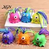 Screaming Devil Toy Hair Pulling Demon with 6 Sound Effects Stress Anxiety Kids Relief Colorful Plucking Sensory Fidget Party Favors