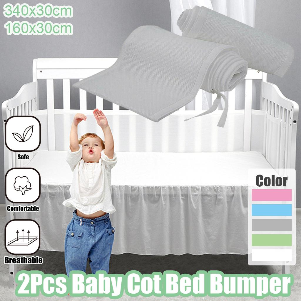 breathable bed bumper